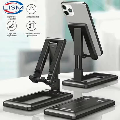 Foldable Tablet Mobile Phone Desktop Phone Stand for Ipad Iphone Samsung Desk Holder Adjustable Desk Bracket Smartphone Stand