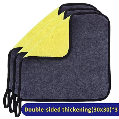 3/5/10/30X30 Ultra-Fine Fiber Car Cleaning Towels, Car Wash Cleaning Cloths, Ultra-Fine Fiber Towels, Car Cleaning Towels