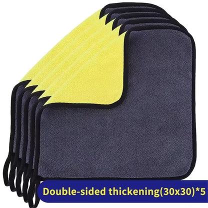 3/5/10/30X30 Ultra-Fine Fiber Car Cleaning Towels, Car Wash Cleaning Cloths, Ultra-Fine Fiber Towels, Car Cleaning Towels