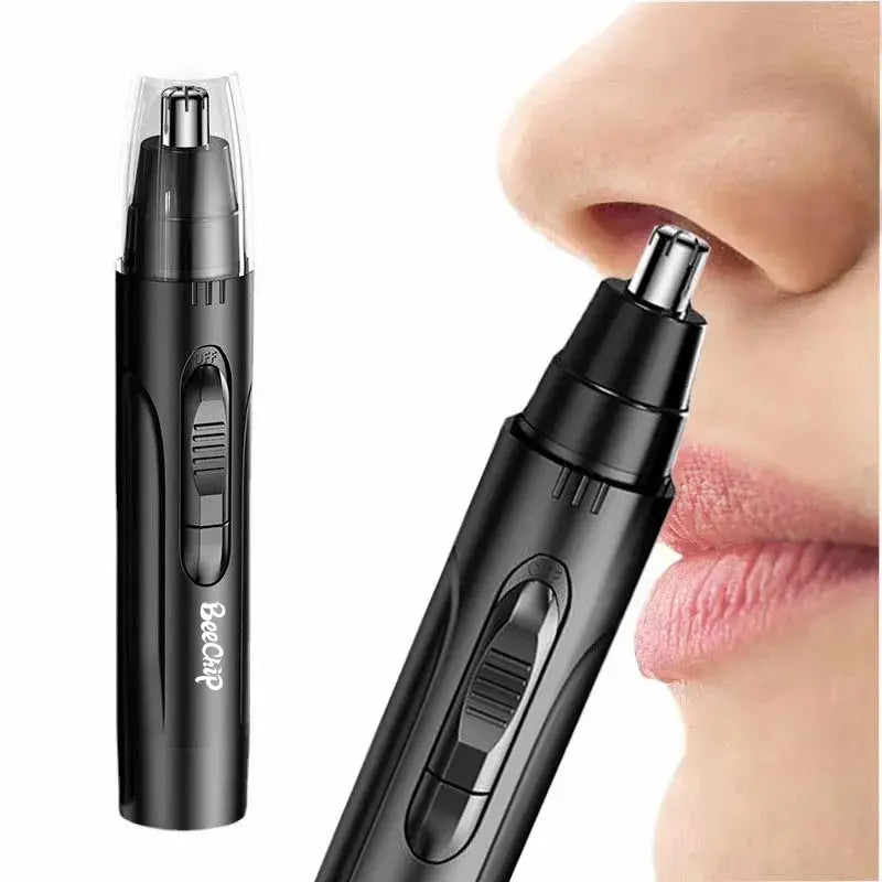 Black Electric Nose Hair Trimmer Ear and Nose Hair Trimmer Professional Painless Nose Hair Trimmer for Menand Women