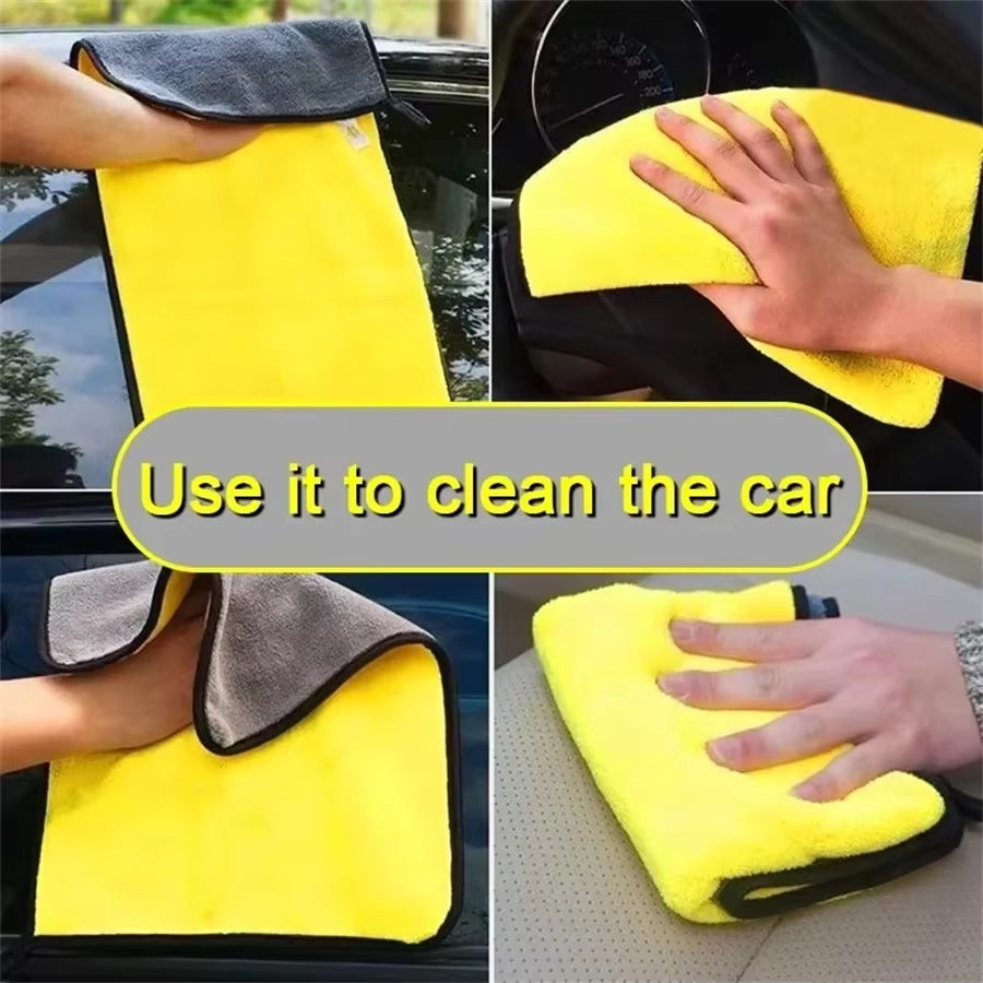 3/5/10/30X30 Ultra-Fine Fiber Car Cleaning Towels, Car Wash Cleaning Cloths, Ultra-Fine Fiber Towels, Car Cleaning Towels