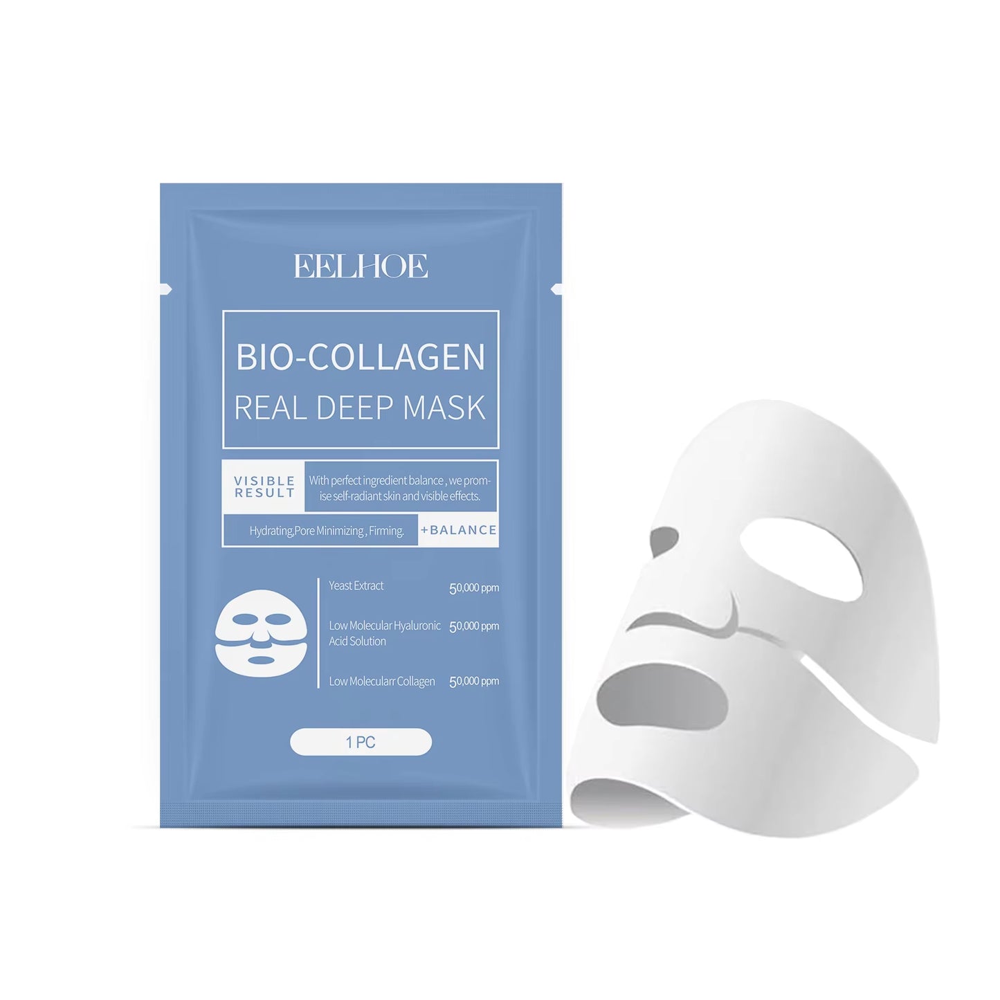 Bio Collagen Face Mask Brightening Firm Skin Barrier Repair Shrink Pores Professional Facial Moisturizer Face Mask Sheets