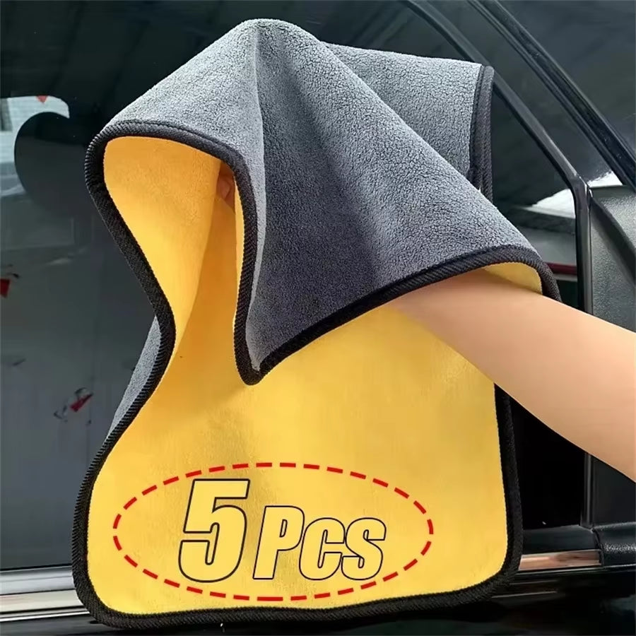 3/5/10/30X30 Ultra-Fine Fiber Car Cleaning Towels, Car Wash Cleaning Cloths, Ultra-Fine Fiber Towels, Car Cleaning Towels